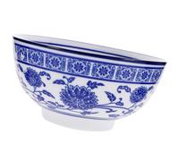 ABOOFAN Cuenco De Porcelana Azul y Blanca Para Sopa Ensaladera Vintage Cuenco De Arroz Hogar Diseño Aleatorio