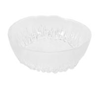 ABOOFAN Cuenco de Vidrio Transparente para Manicura Pequeño Cuenco Ergonómico para Remojar Manos y Eliminar Cutículas y Uso Doméstico Suavizante de Uñas