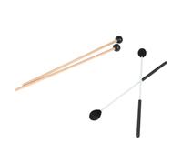 ABOOFAN de Marimba Palillos de Percusión para Xilófono Juego de 4 Mazos Buena Flexibilidad Mango de Madera y Cabeza de Goma y Tacto Cómodo para Principiantes