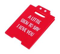 ABOOFAN Decoraciones De Oficina Adorno Acrílico para Escritorio Letrero Divertido De Oficina Obsequio Decorativo para Compañeros De Trabajo Decoración De Escritorio