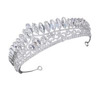 ABOOFAN Diadema de Novia de Metal con Rhinestones Brillo Accesorios de Boda y Fiesta Ligera para Novias y Princesas Tocado Elegante para Eventos Especiales