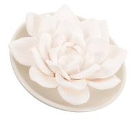 ABOOFAN Difusor Pasivo de Piedra para Aromaterapia con Diseño Floral Difusor de Perfume para Coche y Hogar Compatible con Aceites Esenciales Decoración para Dormitorio y Baño