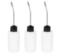 ABOOFAN Dispensador de Aceite para Máquina de Coser de 3 Piezas con Tapa de Hierro, Plástico Duradero y Boquilla Precisa para Uso Doméstico y Automotriz
