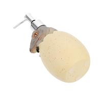 ABOOFAN Dispensador de Loción con Bomba Botella Vacía con Diseño de Dinosaurio y Forma de Huevo Envase Recargable para Jabón Líquido Champú y Emulsión para Baño