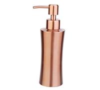 ABOOFAN Dispensador Jabón Líquido Acero Inoxidable Presión Portátil Reutilizable para Cocina Baño Rosa