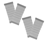 ABOOFAN Divisores Acolchados para Bolsa de Cámara de Nylon, Protección a Prueba de Golpes, Compatibles Cámaras sin Espejo, Pack de 4 para Fotógrafos de Viaje