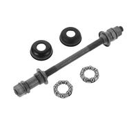 ABOOFAN Eje Trasero Sólido para Bicicleta de Montaña Eje Robusto Rodamientos de Bolas para Mayor Durabilidad y Rendimiento Kit Completo con Núcleo y Copa para Uso Seguro y Estable Rutas