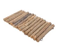 ABOOFAN Escondite para Tortugas y Reptiles Palitos de Madera, Cueva de Madera DIY para Terrarios Interiores y Exteriores, Refugio Natural y Seguro