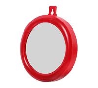 ABOOFAN Espejo Feng Shui Cóncavo Rojo de Plástico para Pared, Entrada