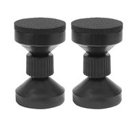 ABOOFAN Estabilizador Antivibración para Cabecero Ajustable 5,9-6,7 CM, Topes Medianos Pack de 2, Material Resistente Negro, para Cama Matrimonio y Dormitorio