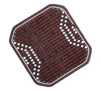 ABOOFAN Esterilla Refrescante de Verano para Coche Funda Cuentas de Madera Cojín de Asiento para Camión Silla de Oficina Alfombrilla para Coche Protector de Asiento