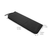 ABOOFAN Estuche Enrollable para Pinceles de Pintura Ranuras de Lona Transpirable Soporte Portátil para Artistas Protección Duradera para Pinceles de Acuarela y Óleo