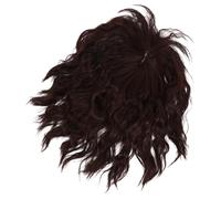 ABOOFAN Flequillo Postizo de Cabello Natural Diseño Ventilado y Cómodo para Uso Diario en Fiestas, Hecho de Hilo de Alta Temperatura Color Café