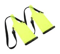 ABOOFAN Funda para Radio 2 Unidades Color Verde con Ventana Táctil, Correa Ajustable y Resistente para Actividades al Aire Libre como Senderismo, Kayak y Camping