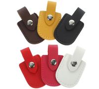 ABOOFAN Funda Protectora para Tijeras y Pinzas de Cutícula de Pu, Paquete de 6 Unidades Duraderas, Diseño Simple y Elegante para Salón de Uñas Color Aleatorio