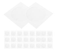 ABOOFAN Fundas de Papel de Color Blanco para CD y DVD, Estuches de Transporte Resistentes, Pack de 100 Unidades, Bolsitas Organizadoras para Almacenamiento Seguro en Oficina, Hogar