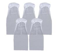 ABOOFAN Fundas Protectoras Desechables para Asiento, 5 Piezas No Tejidas para Avión, Autobús y Teatro, Tamaño Estándar, Color Blanco