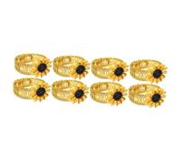 ABOOFAN Hebilla De Cortina Retenciones Lazos De La Cortina De La Puerta Decoración Cortina De Puerta con Cuentas Amarrado Hebillas Alzapaños De Cortina Metal Yellow 2 Piezas X 4