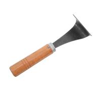 ABOOFAN Herramienta Cortador Descortezador Ergonómico para Descortezar Mango de Madera y Acero para Eliminar Putrefacción de Corteza en Jardinería y Injerto de Árboles Frutales