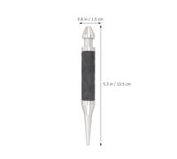 ABOOFAN Herramienta Portátil para Reparación de Trompeta Cabeza Cónica de Acero Resistente, Mango Ergonómico Negro, Accesorio Profesional para Instrumentos de Viento, Útil para Ajuste