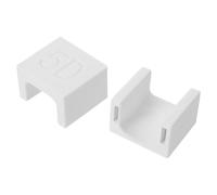 ABOOFAN Herramientas Magnéticas para Uñas 5D Efecto Ojo de Gato Imán para Esmalte Gel 2 Unidades Blancas Accesorio para Manicura DIY en Salón y Hogar