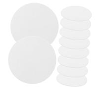 ABOOFAN Hojas Desecantes para Alimentos, Absorbente de Humedad de Fibra Vegetal, 100 Piezas, para Tarros y Latas de Galletas, Blanco