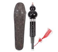 ABOOFAN Hulusi Profesional en C Negro Portátil y Fácil de Cuidar, Instrumento Musical Étnico para Niños y Adultos, Hecho de Abs y Cuproníquel Color Aleatorio