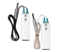 ABOOFAN Interruptor de Pedal para Tatuar 2 Unidades Acero Inoxidable Cable Vertical 14 M Pedal Antideslizante para Fuente de Alimentación Accesorio de Repuesto para Máquina de