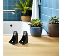 ABOOFAN Jabonera Magnética de Pared 2 Piezas Ventosa Negra Soporte para Jabón Resistente y Práctico para Baño Cocina y Ducha Organizador Antióxido para Jabón Sólido