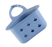 ABOOFAN Jabonera para Grifo, Organizador de Fregadero de Cocina con Agujeros, Soporte para Rejilla de Drenaje, Bolsa Colgante escurridor estropajos para Cocina y baño, Azul, 6.3 x