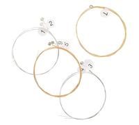 ABOOFAN Juego Completo de Cuerdas de Lira 7 Piezas Metálicas Duraderas para Reemplazo Accesorios para Instrumentos Musicales de Lira Sonido Nítido y Armónico para Músicos y Estudiantes