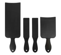 ABOOFAN Juego de 4 Placas para Teñir el Cabello Tabla para Coloración Profesional de Peluquería Incluye 1 Grande 1 Mediana y 2 Pequeñas Herramienta para Mechas y Aplicación Uniforme