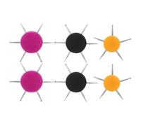 ABOOFAN Juego De 6 Herramientas Para Dibujar Puntos En Las Uñas Herramientas Para Estilizar Uñas Recogedor De Diamantes De Imitación Bolígrafo Para Diamantes