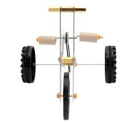 ABOOFAN Juguete para Loros en Forma de Bicicleta, Material Seguro y Resistente, Diseño Divertido para Entrenamiento y Entretenimiento de Pájaros, Adecuado para Desarrollo Intelectual