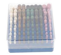 ABOOFAN Kit de 100 Brocas de Esmerilado y Muelas Abrasivas Puntas Montadas de Piedra para Pulido y Afilado Vástago 30 MM Accesorio Rotativo para Taladro y Herramientas Eléctricas de