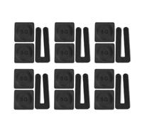 ABOOFAN Kit de 6 Piezas de Clips de Plástico Negro para Ventilador de Techo Instalación Fácil que Reduce el Temblor Aspas y Mejora el Equilibrio
