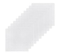 ABOOFAN Láminas Material Plástico y Fácil de Almacenar 30 de 8x8 Cm de Lona Plástica Cuadrada para Punto de Cruz y Bordado Adecuado para Manualidades y Tejido