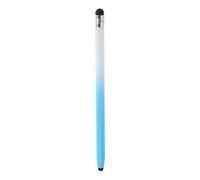 ABOOFAN Lápiz Óptico Capacitivo de Doble Punta en Silicona Degradado Blanco y Azul, Compatible con Teléfonos y Tabletas, Alta Sensibilidad para Dibujo y Escritura en Pantalla Táctil,