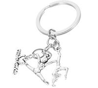 ABOOFAN Llavero De Gimnasia Llavero De Mochila De Gimnasia Encantos Bolso Llavero De Entrenamiento Pareja Llavero Titular De La Llave De Metal Chico Aptitud Física Bolsa De Aleación