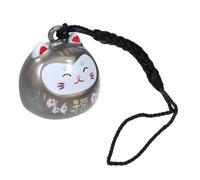 ABOOFAN Llaveros De Gato Japonés Maneki Neko Sonido De Campana Amuleto De Suerte y Fortuna Llavero Tradicional Para Bolso Mochila y Coche Adorno Decorativo Japonés