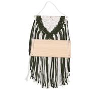 ABOOFAN Macrame Wall Hanging Shelf Estante Boho Colgante De Hecho Mano para Decoración y Organización De Plantas Dormitorios y Baños