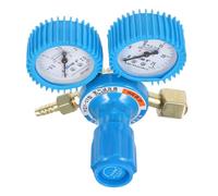 ABOOFAN Manómetro Regulador de Oxígeno para Buceo Diseño de Doble Pantalla, Válvula Reductora de Presión Ajustable, Estructura Resistente a Golpes, Pieza de Repuesto para Cilindros de Gas