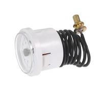 ABOOFAN Manómetro y Sistema de Calefacción por Suelo Radiante Conector de 6mm de Presión Estructura Compacta, Medición Precisa y Diámetro Interior de 37mm para Caldera Mural para Sistema