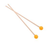 ABOOFAN Mazos De Limba Troyanos Baquetas De Madera Mazos Para Marimba Mazas De Goma Para Percusión Accesorios Para Batería Uso Xilófono y Marimba