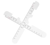 ABOOFAN Medidor de Distancia Pupilar Portátil 2piezas Material Abs y Regla Blanda para Uso Personal y Optometristas Accesorio de Gafas Multifuncional