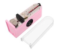 ABOOFAN Metrónomo Mecánico para Guitarra, Piano, Color Rosa, Velocidad Ajustable, Ritmo Preciso y Audible, Accesorio Portátil para Práctica Musical y Examen, Instrumento Multiusos