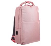 ABOOFAN Mochila para Portátil de Tela Oxford Tamaño Mediano Color Rosa Mochila Escolar Informal Gran Capacidad para Viaje y Trabajo Duradera para Almacenamiento y Uso Diario