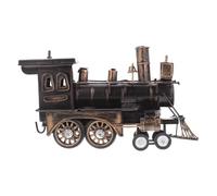 ABOOFAN Modelo de Locomotora de Vapor Retro de Aleación Escultura Decorativa Artesanal Vintage para Escritorio y Hogar Adorno Clásico para Oficina y Sala Estatua Decorativa Tren