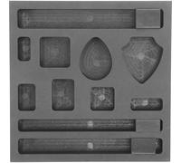 ABOOFAN Molde de Fundición de Grafito Deflector Móvil y 11 Agujeros, Molde para Lingotes de Plata y Oro en Procesos de Fundición Metalúrgica