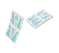 ABOOFAN Molde de Uñas Reutilizable Azul 100 Piezas, Pegatinas para Decoración y Extensión de Uñas Artísticas, Formulario para Manicura en Salón y Uso Profesional